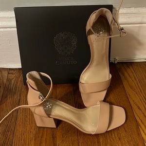 Never worn. They were too big and I forgot to return.